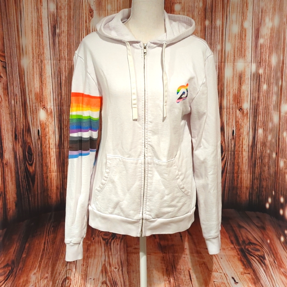 Peloton Pride "Lead with Love" Zip Hoodie